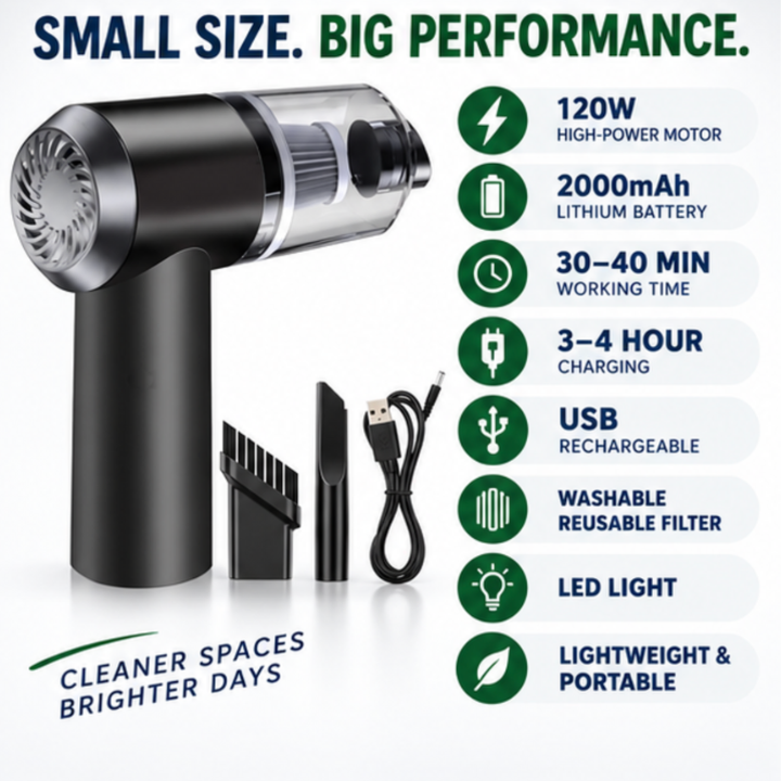 Multifunctional Cordless Handheld Vacuum Cleaner