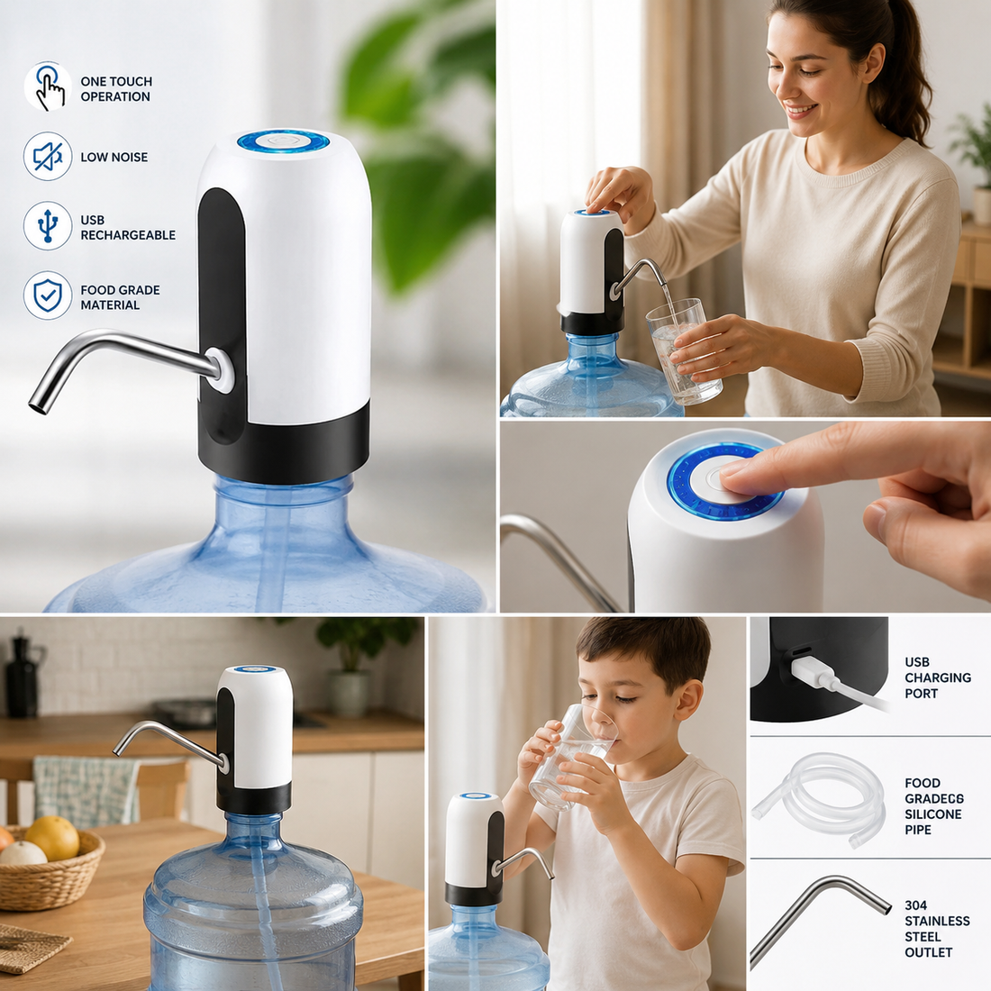 Usb Charging Portable Pump